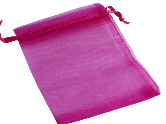 Organza Säckchen, fuchsia ( 10 Stk.)