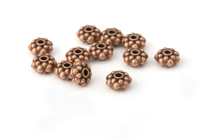 Metallperle, bronze (20 Stk.)