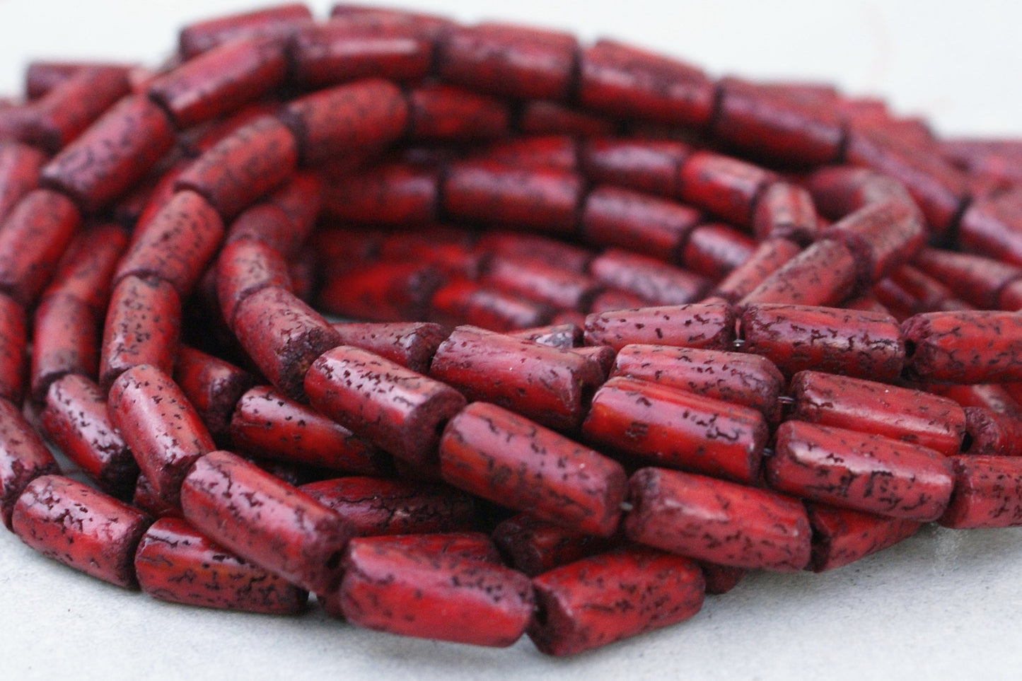 Salwag Tubes, 7x17mm, dunkelrot