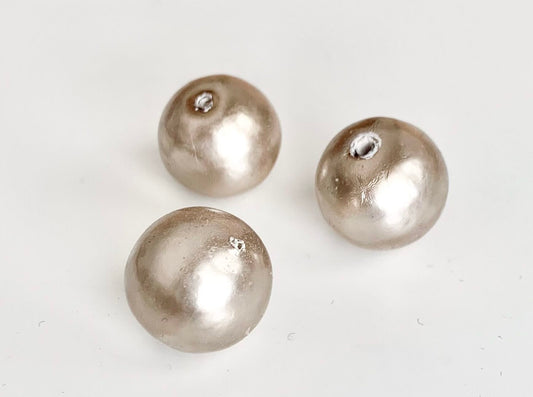 Papierperle (20mm), Champagner