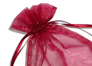 Organza Säckchen, rot (10 Stk.)